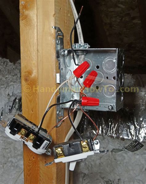 how to find junction box in attic|attic light with outlet.